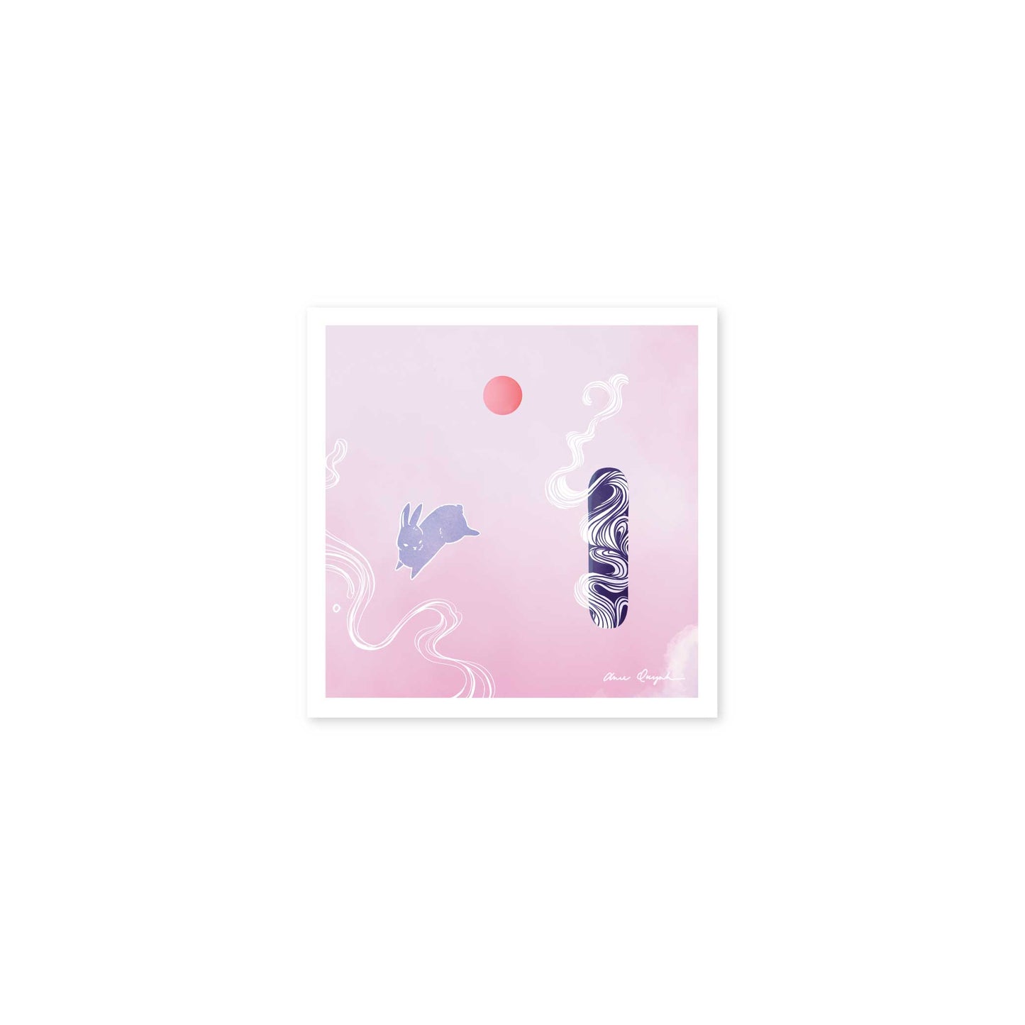 Rabbit Who Leapt Through Time Art Print