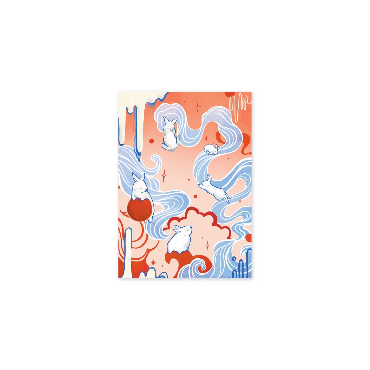 White Rabbit Art Print