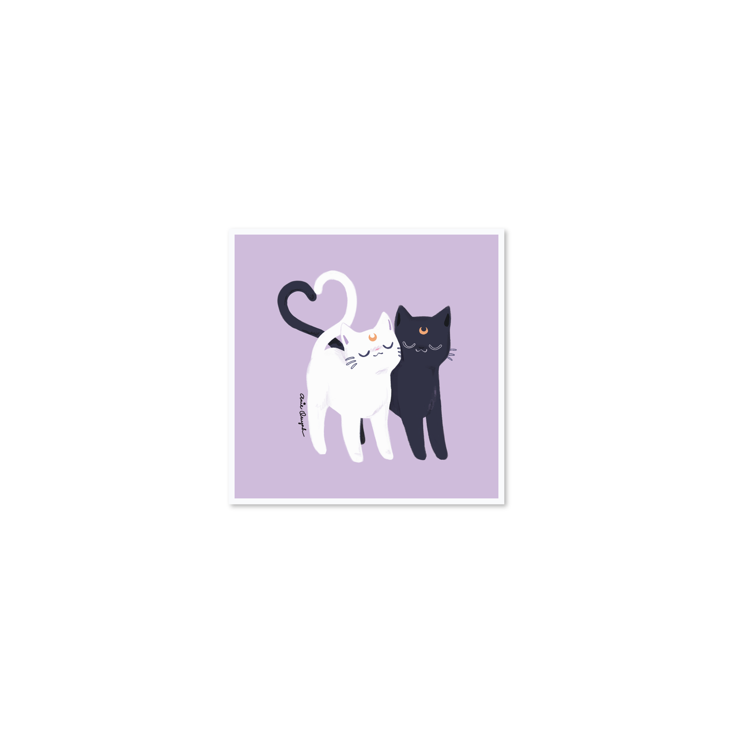 Luna and Artemis Print