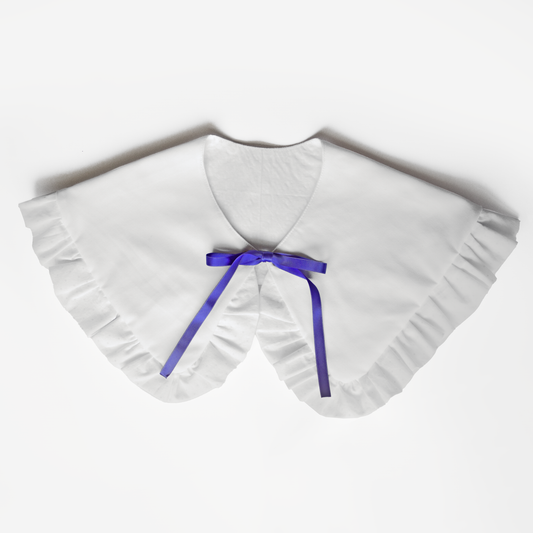 Alice Collar (white / polka dot)