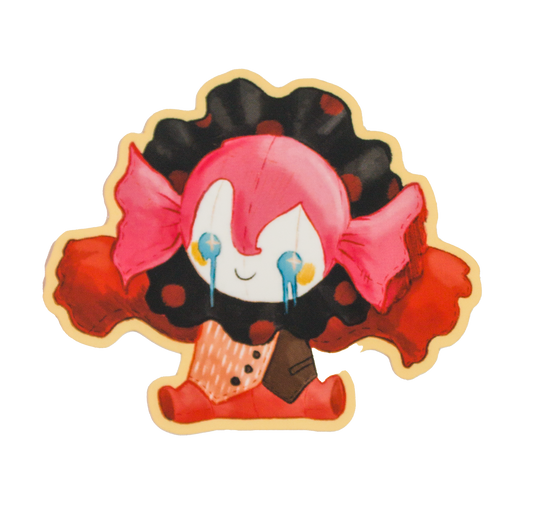 Madoka Magica Bebe Plush Sticker