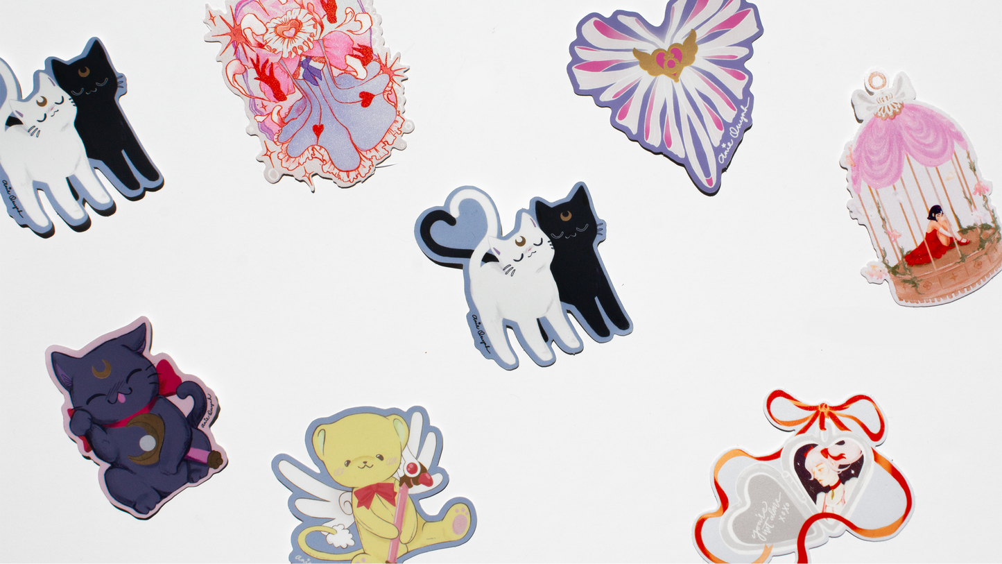 Sailor Transformation Heart Sticker