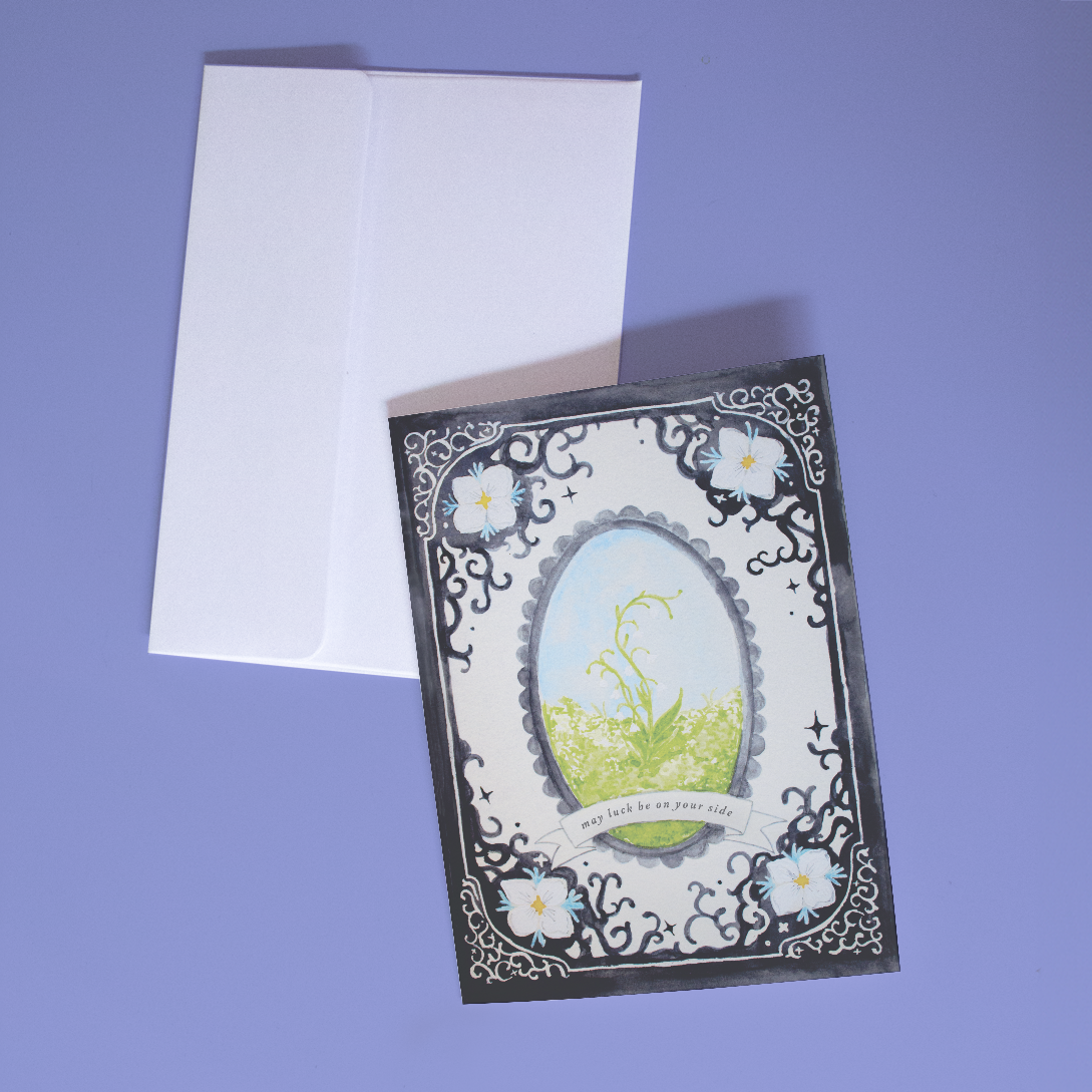 Lily of the Valley Greeting Card