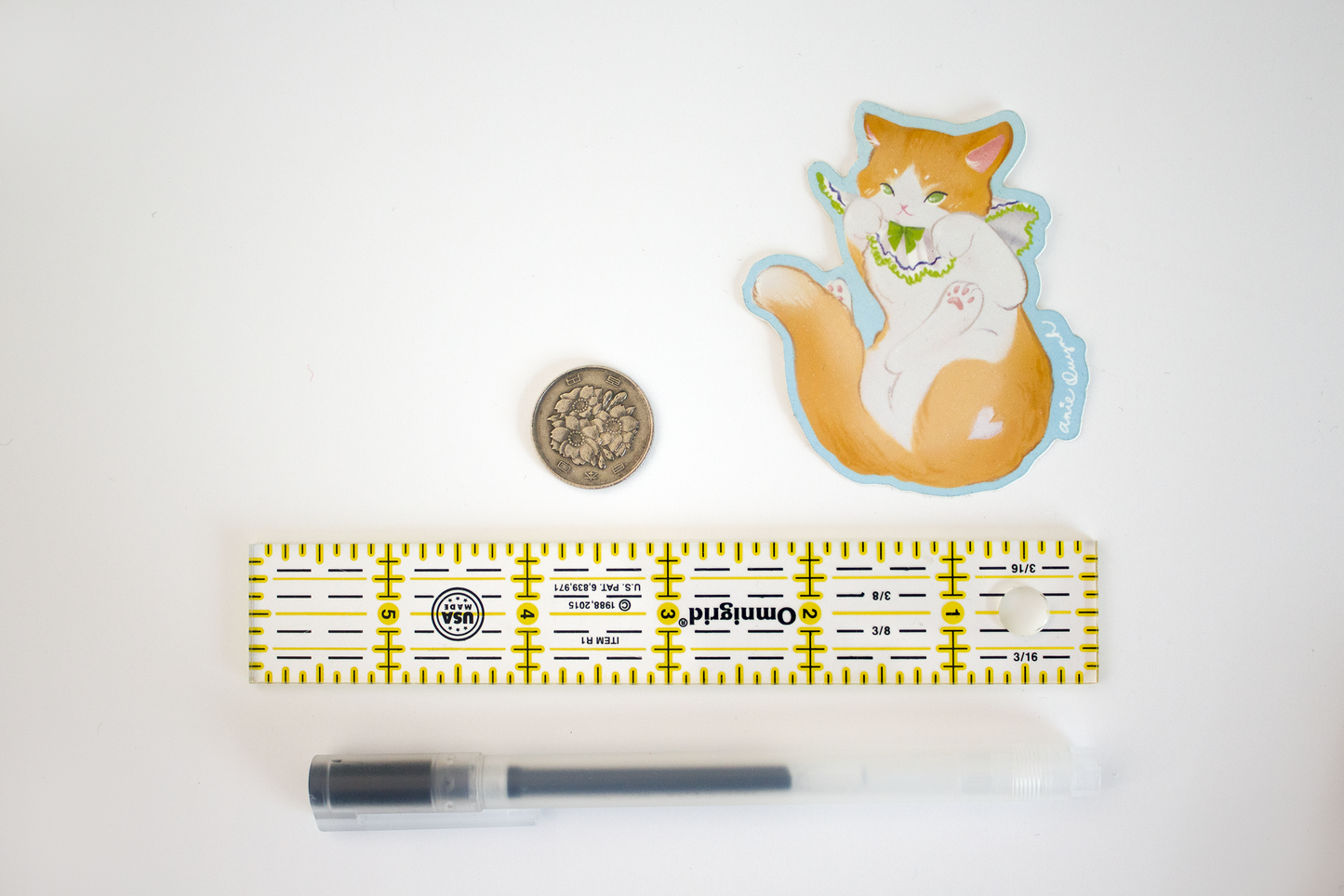 Orange Cat Sticker