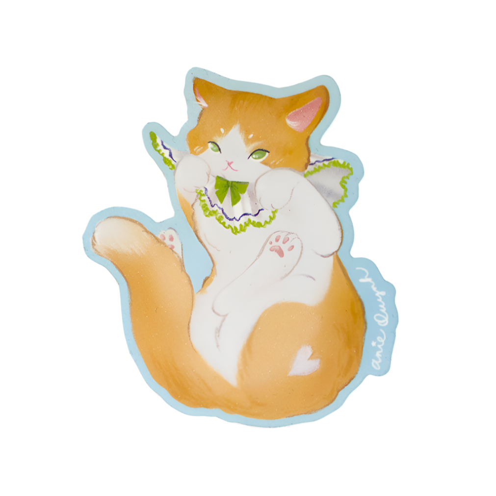 Orange Cat Sticker