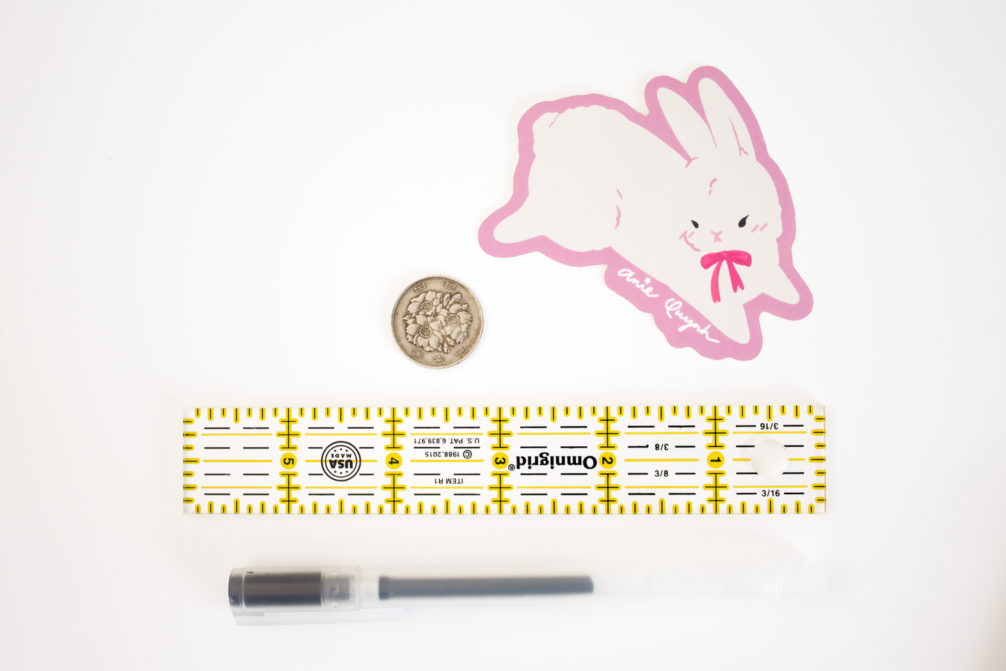 Bow Bunny Sticker