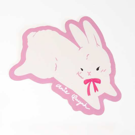 Bow Bunny Sticker