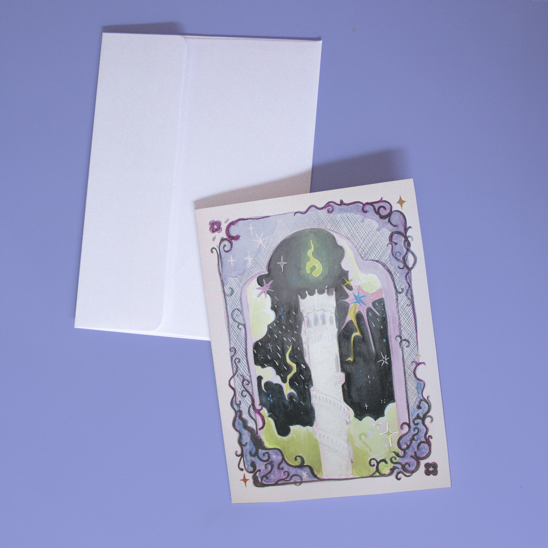 Tower Greeting Card