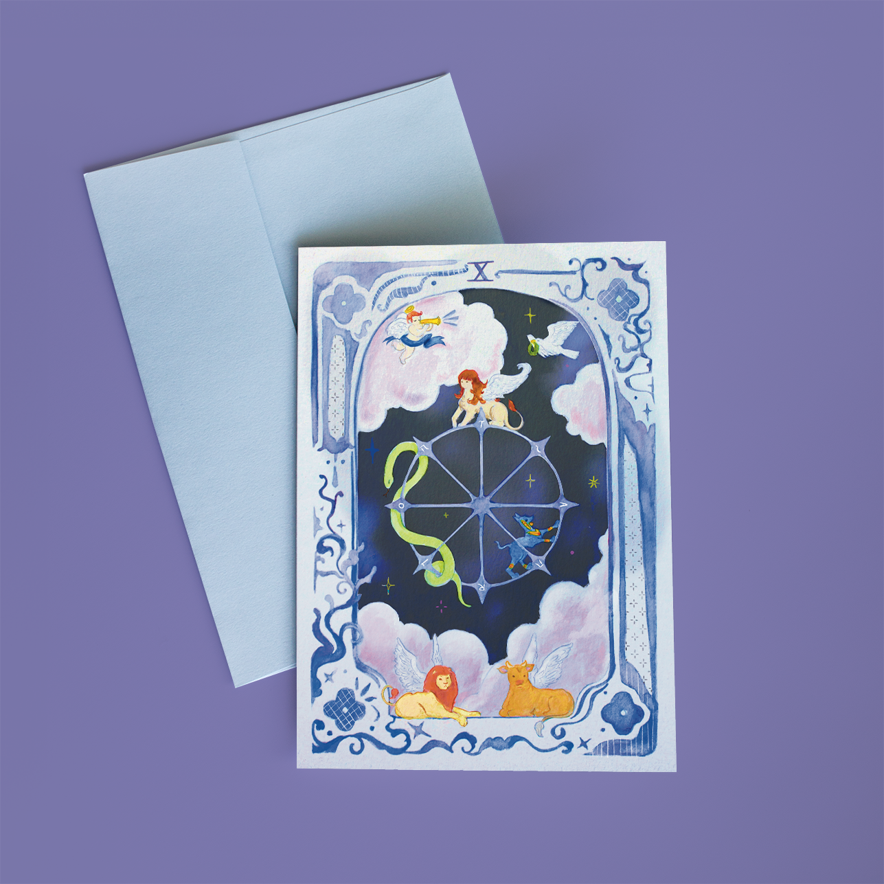 Wheel of Fortune Greeting Card