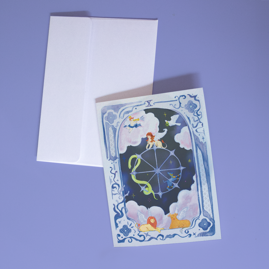 Wheel of Fortune Greeting Card