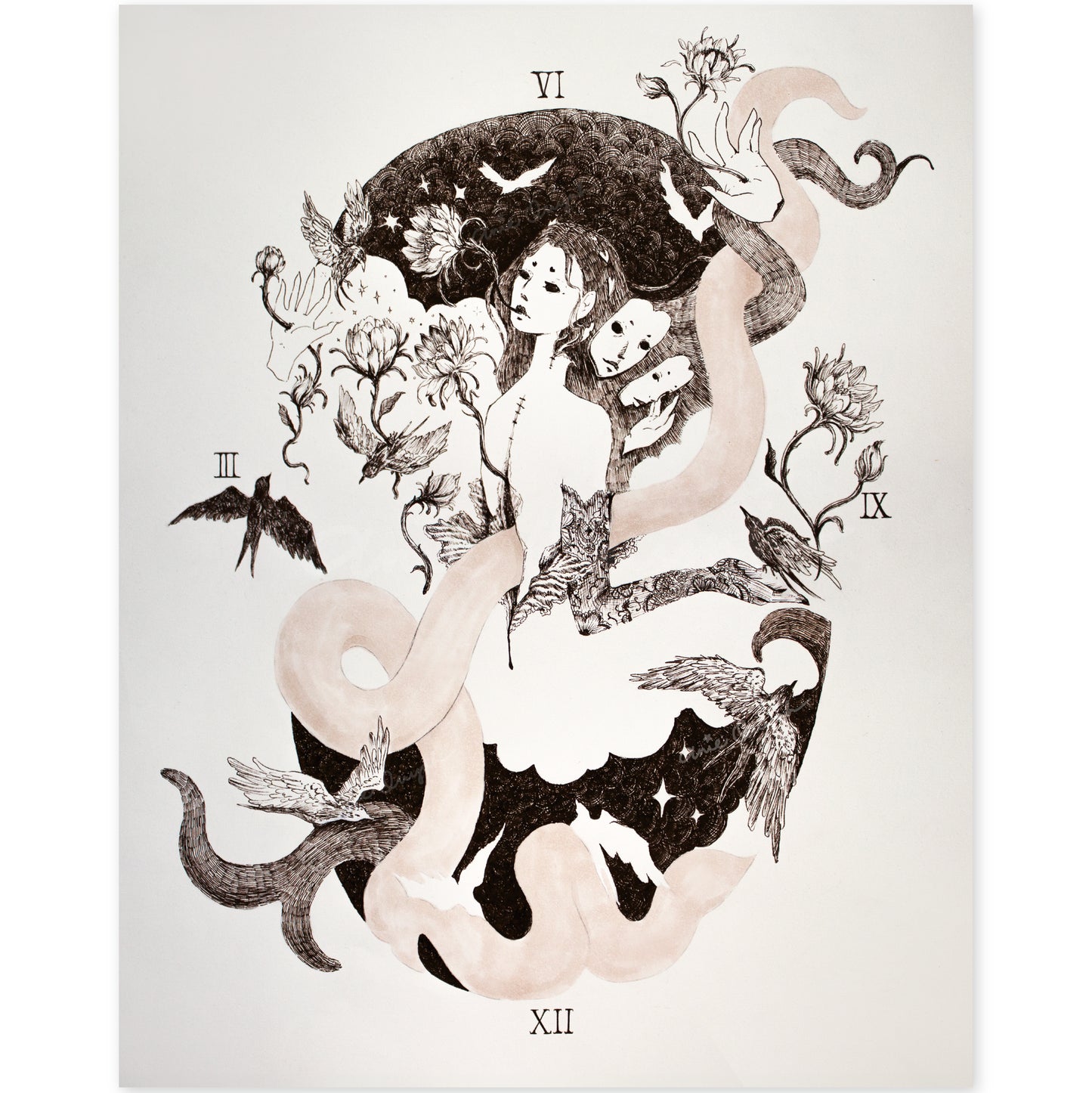 Queen of the Night Art Print