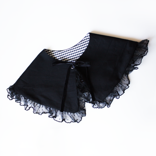 Alice Collar (black / gingham)