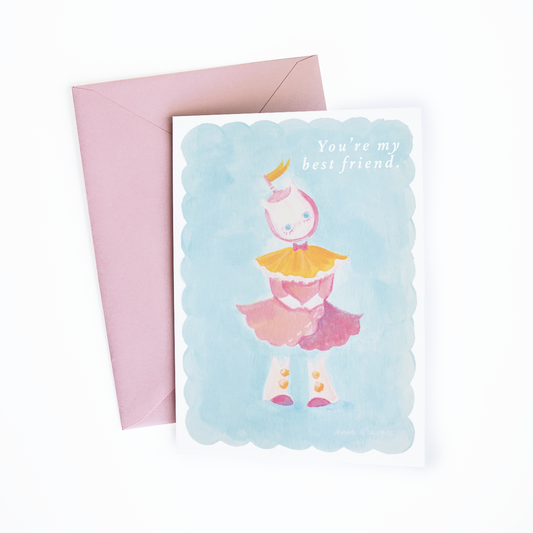 Best Clown Friend Greeting Card