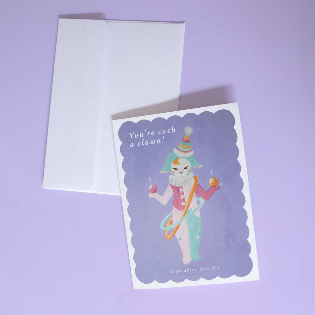 Such a Clown Greeting Card