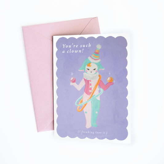 Such a Clown Greeting Card