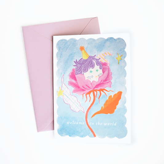 Baby Blooming Card