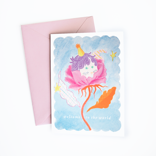 Baby Blooming Card
